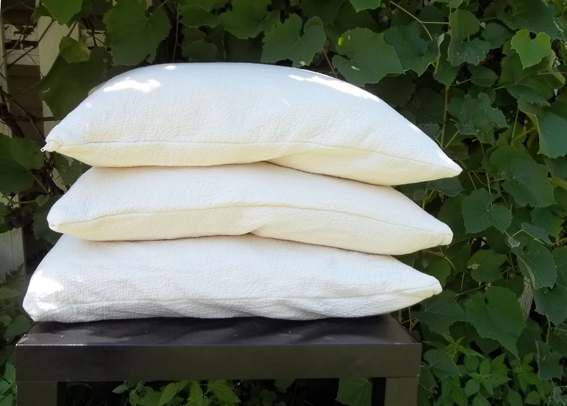 Returned in Damaged Package Z Shredded Latex Bed Pillow with 100% Cotton Cover 