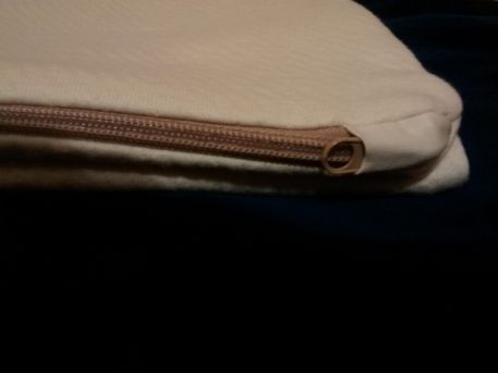 Organic Pillow Case with Zipper Tab Pocket