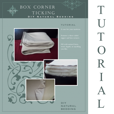 Box Corner Ticking Sewing Tutorial